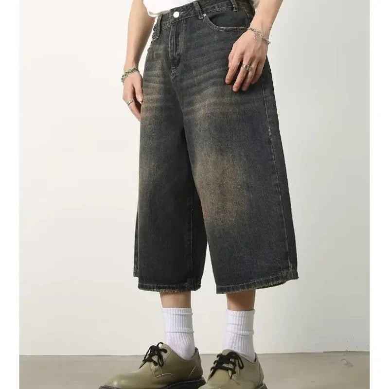 Dark Wash High Waisted Denim Jeans