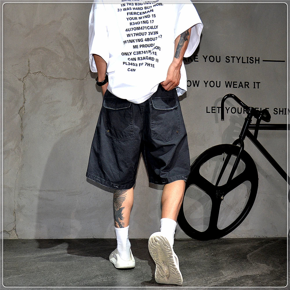 Army Green Cargo Shorts