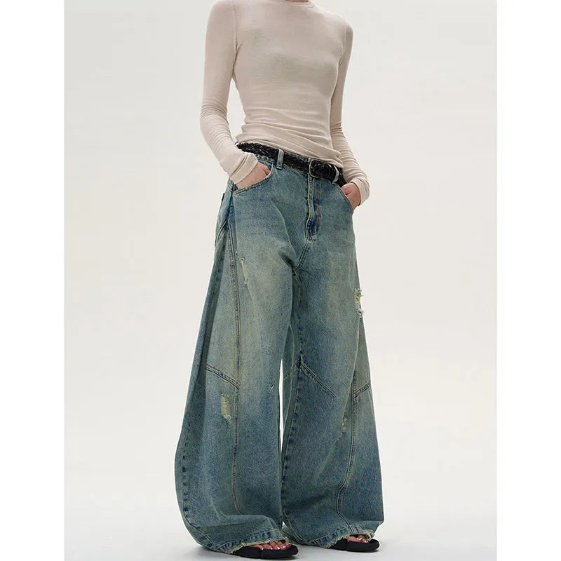 Vintage High Waisted Spring Jeans