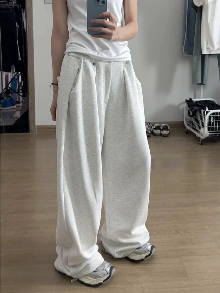 Cozy Loose Fit Vintage Sweatpants