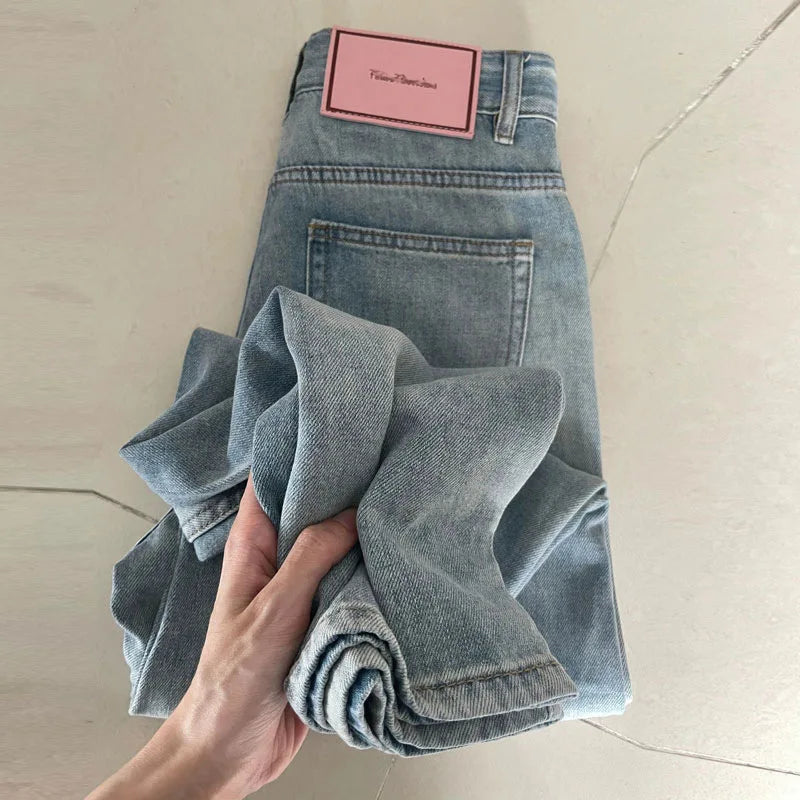High Waist Wide Leg Vintage Jeans