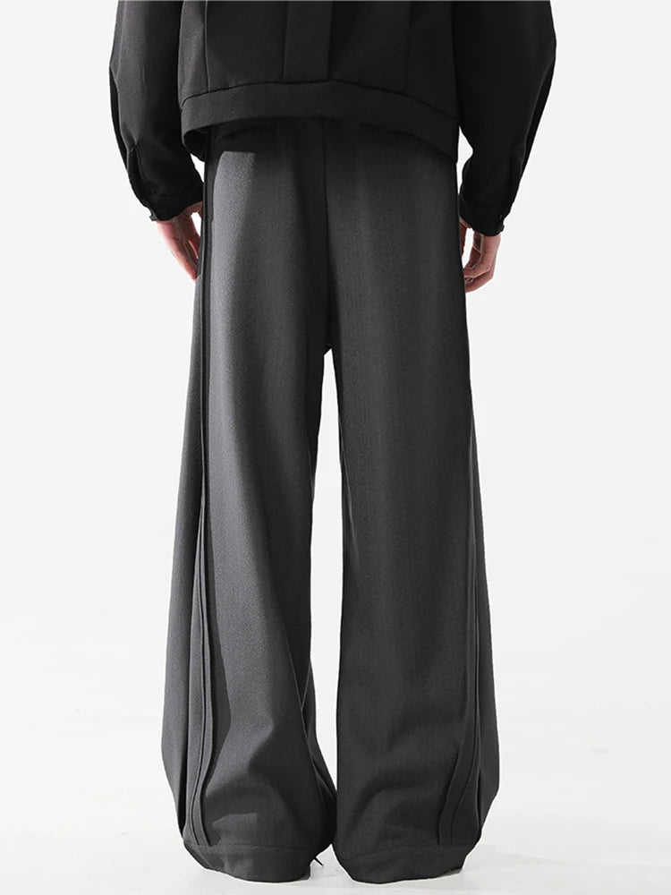 Stylish Pleated Wide Leg Pants