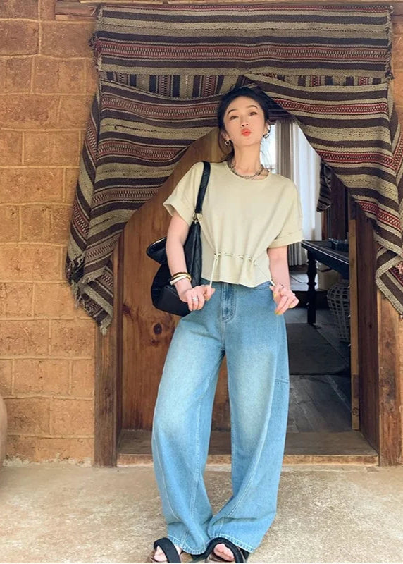 High Waist Vintage Flare Leg Jeans