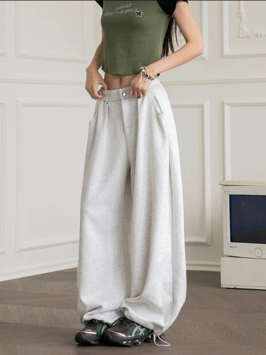 Cozy Loose Fit Vintage Sweatpants