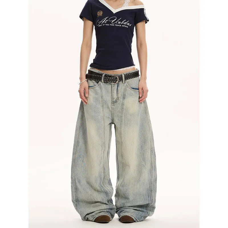 Blue Vintage Y2K Cargo Jeans