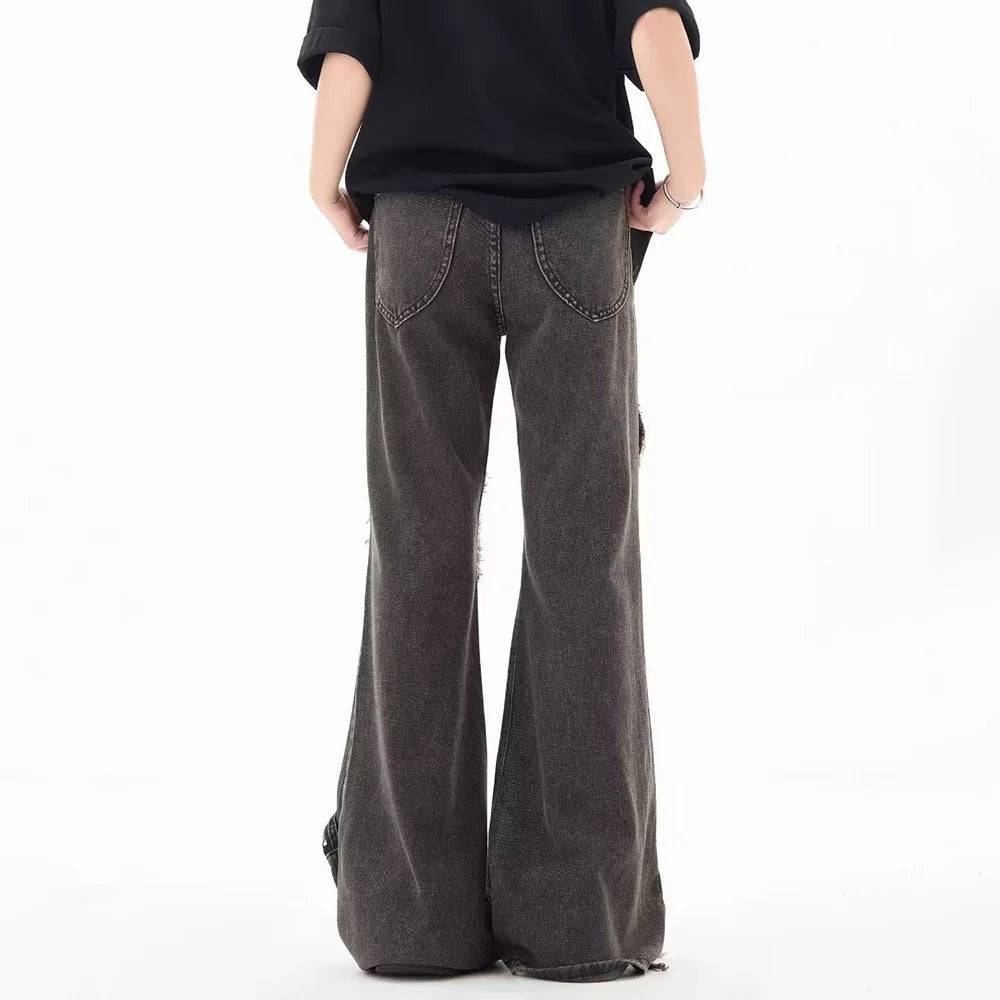 Vintage Ripped Loose Hip Hop Jeans