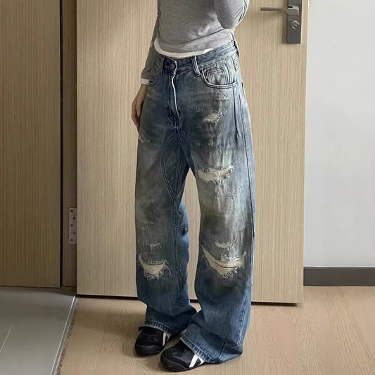 Retro Trend Baggy Jeans