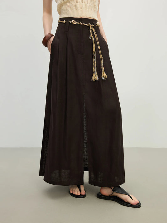 Summer Vacation Style Oversized Lounge Skirt