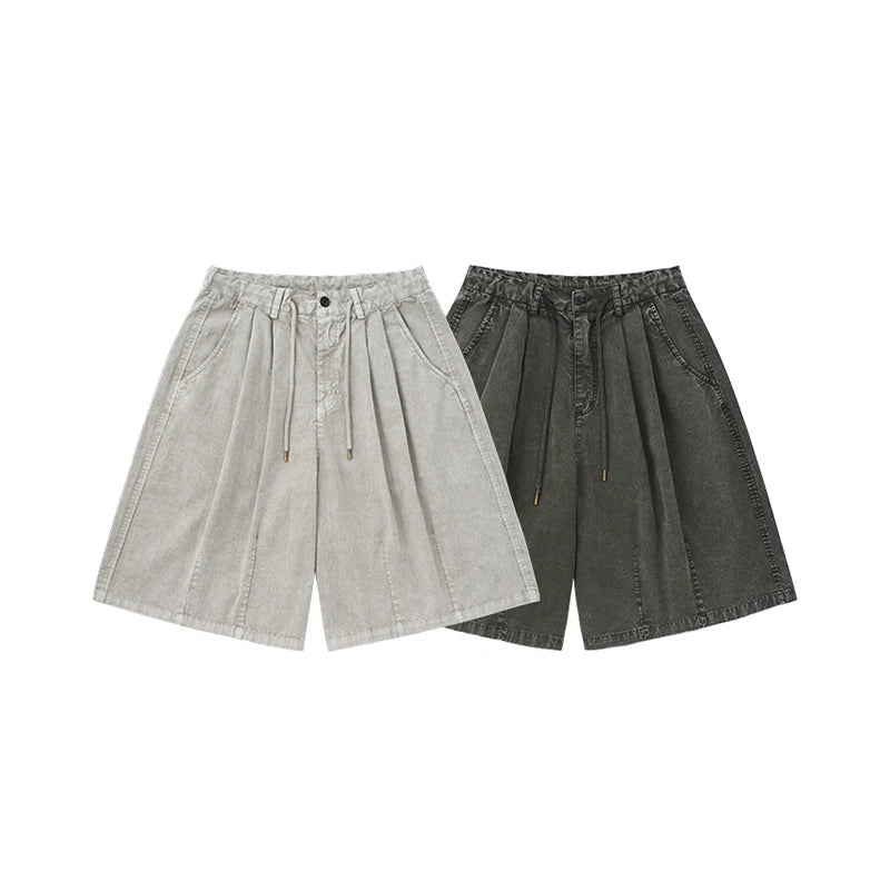 American Style Washed Cargo Shorts