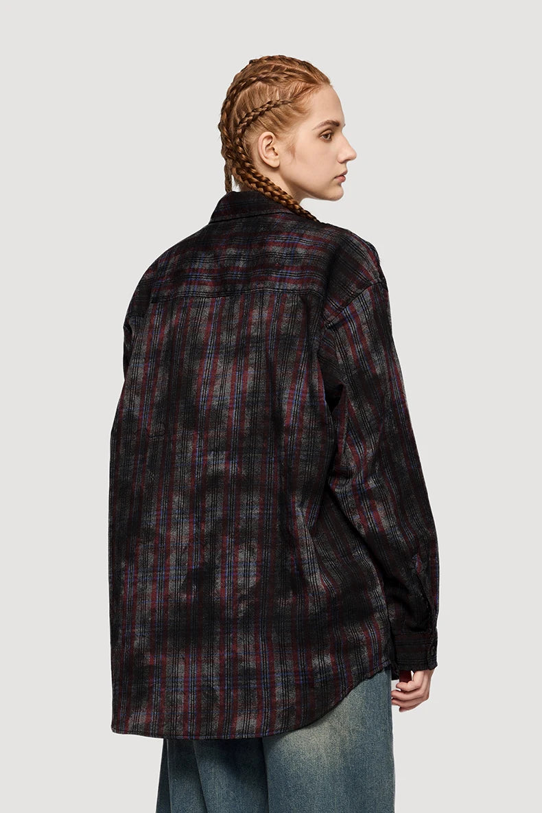 Plaid Checkered Loose Fit Wasteland Shirt