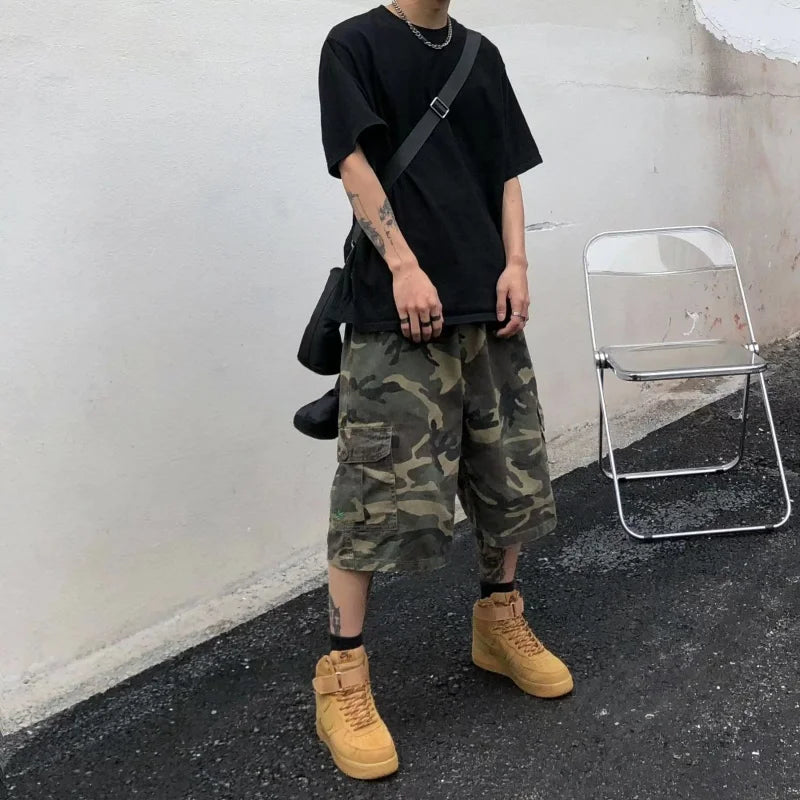 Camouflage Cargo shorts Vintage Y2K