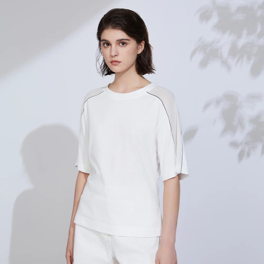 Luxury Summer Short Sleeve Cotton T-Shirt