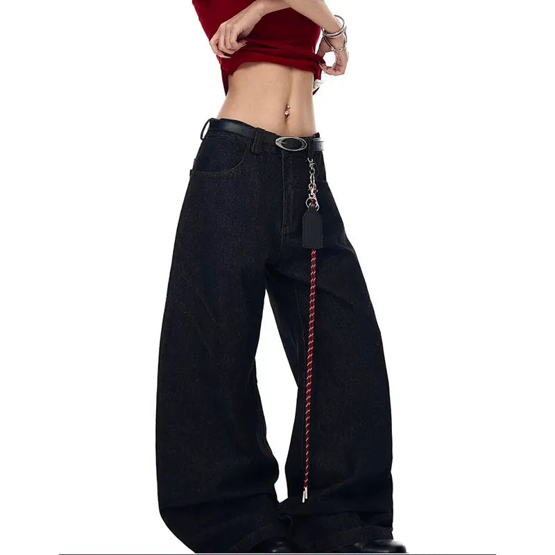 Vintage Original Blue Denim Wide Jeans