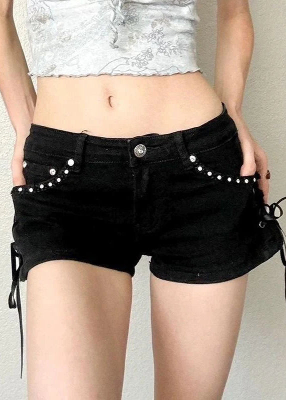Vintage Camo Print Jean Short