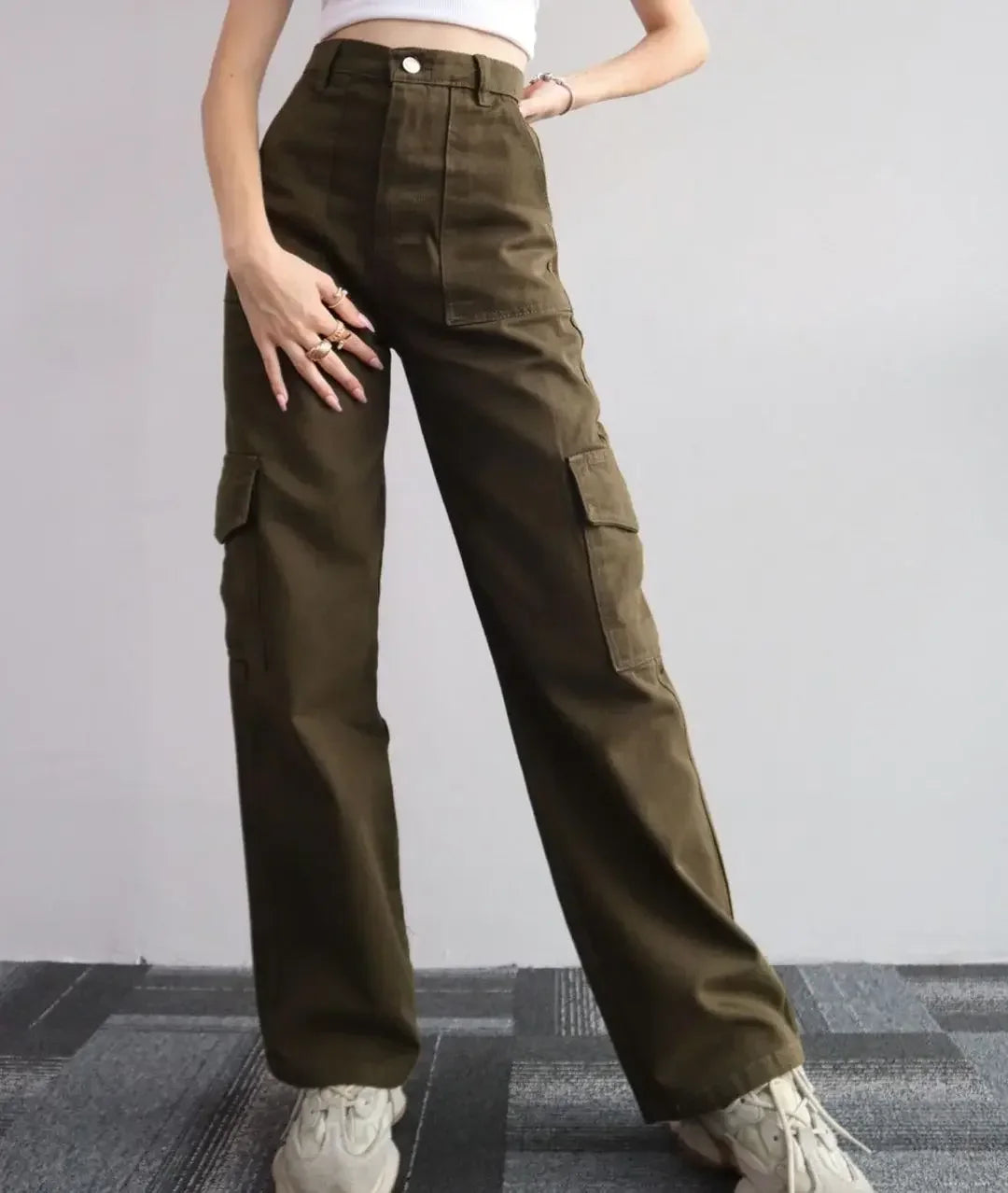 High Street Wide Leg Pants