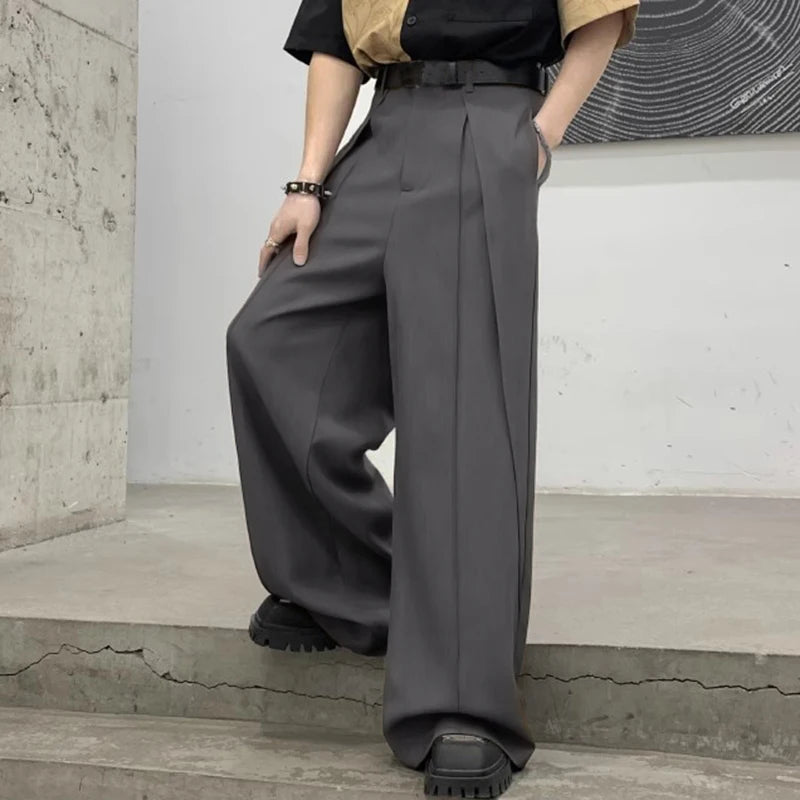Solid Color Loose Korean Style Pants