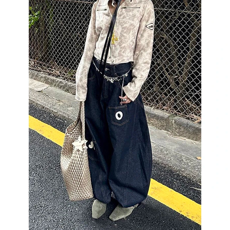Retro 2000s Wide Leg Jeans