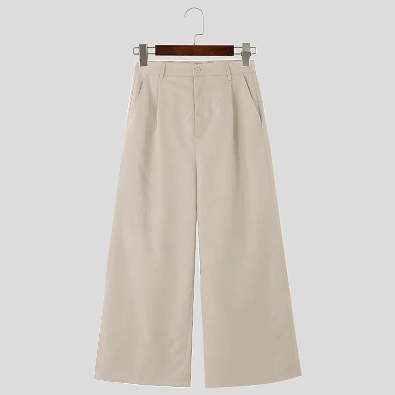 Stylish Korean Wide Leg Trousers Pants