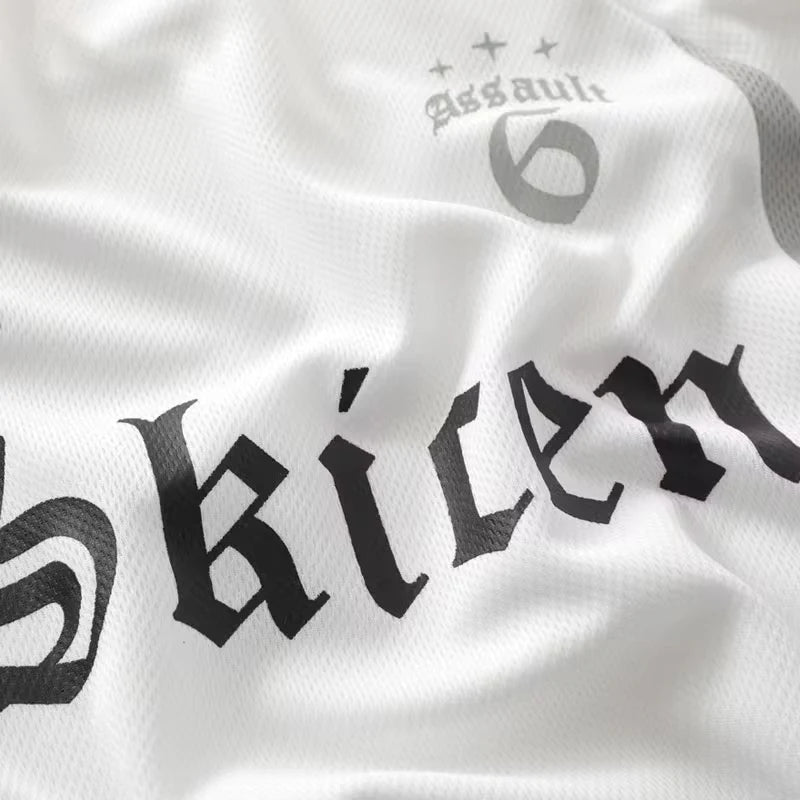 Retro Patchwork Hip Hop Letter T-Shirt