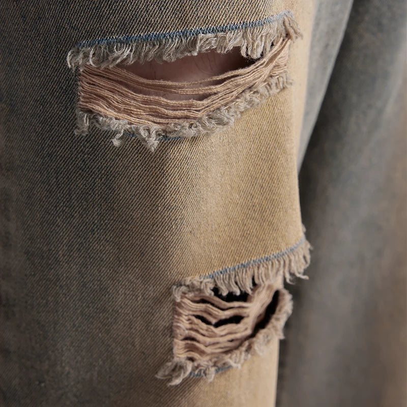 Vintage Distressed Grunge Revival Baggy Jeans