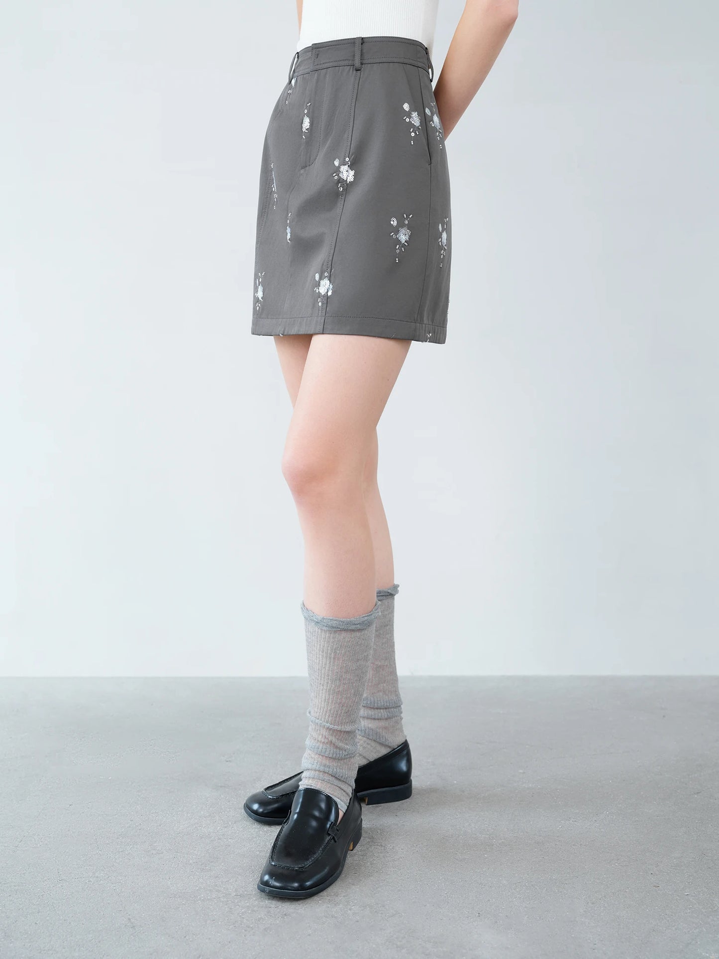 Sequin Chic Jacket Skirt Set