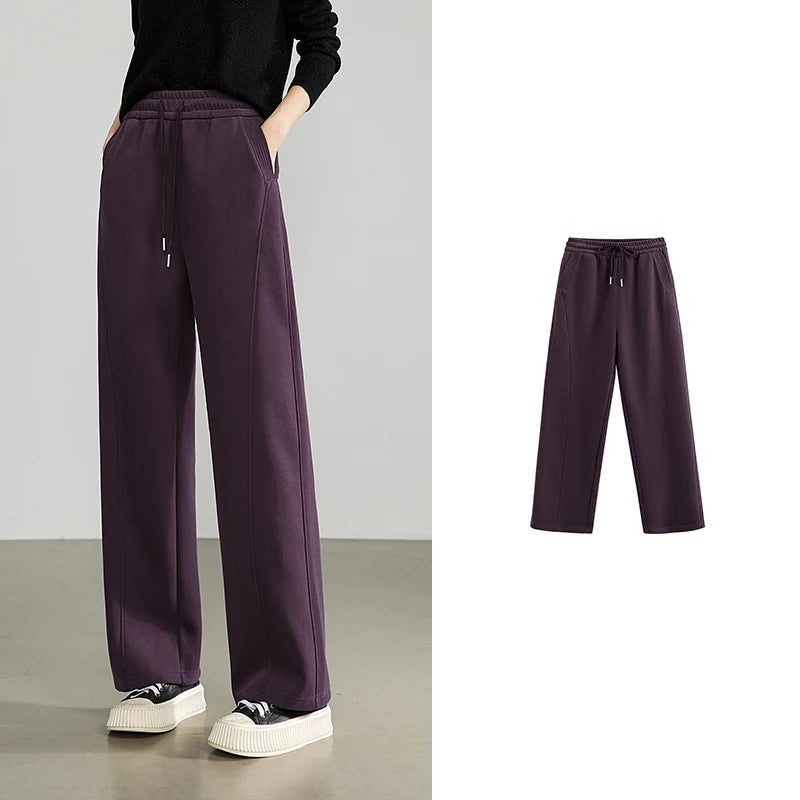 Cozy Cotton Wide Leg Pants