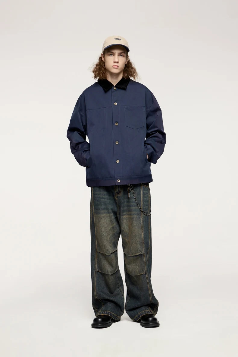 Durable Detroit Cargo Jacket with Corduroy