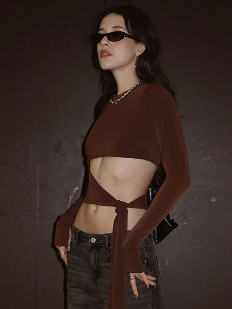 Vintage Gothic Korean Long Sleeve T-Shirt