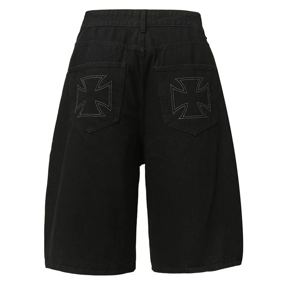Loose Casual Hip Hop Denim Shorts