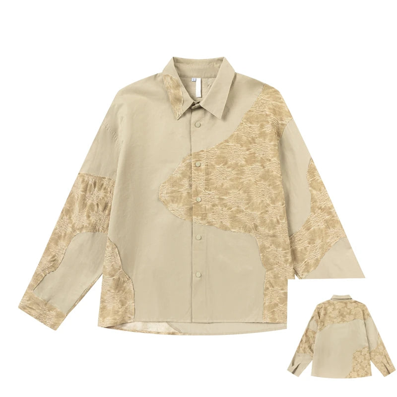 Luxury Stylish Patchwork Blouse Trend Shirt