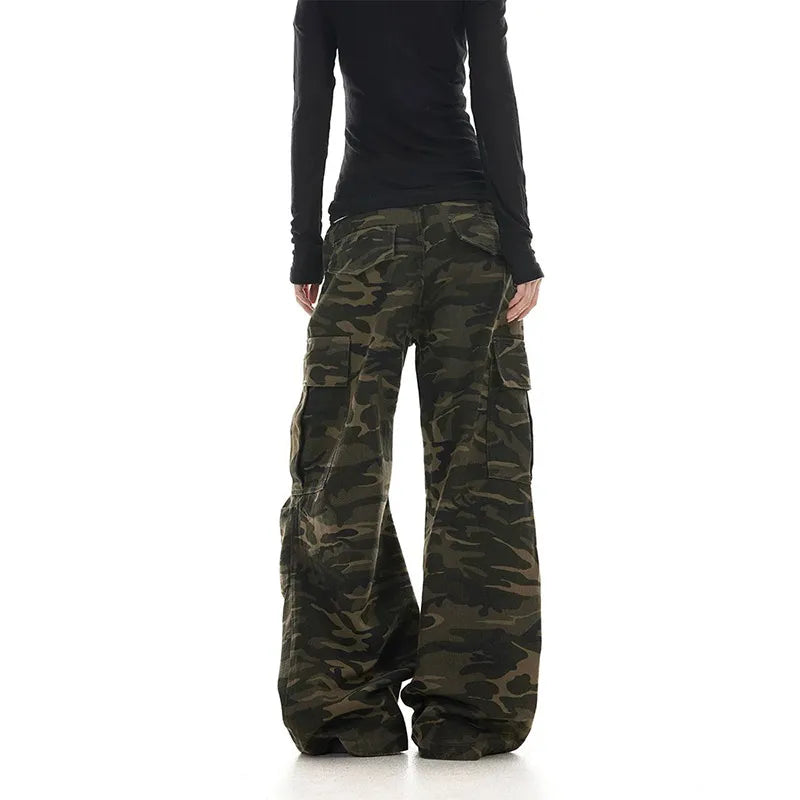 New Camouflage Y2K Hip Hop Jeans