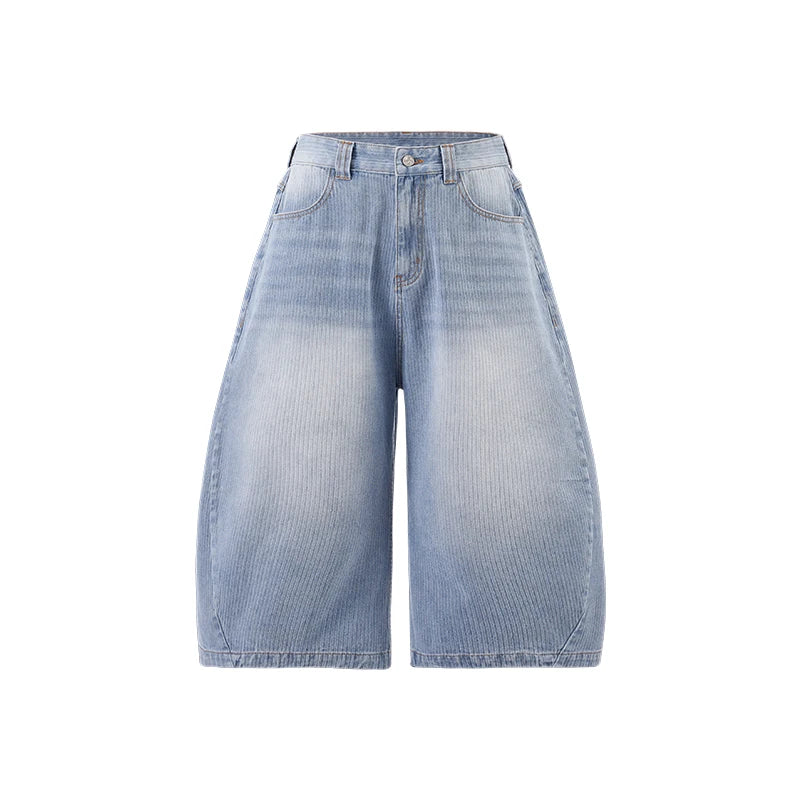 Bamboo Knit Wide Leg Jeans