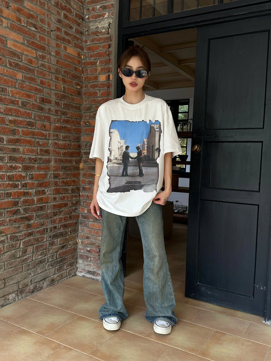 Pink Rock Band High Quality T-Shirt