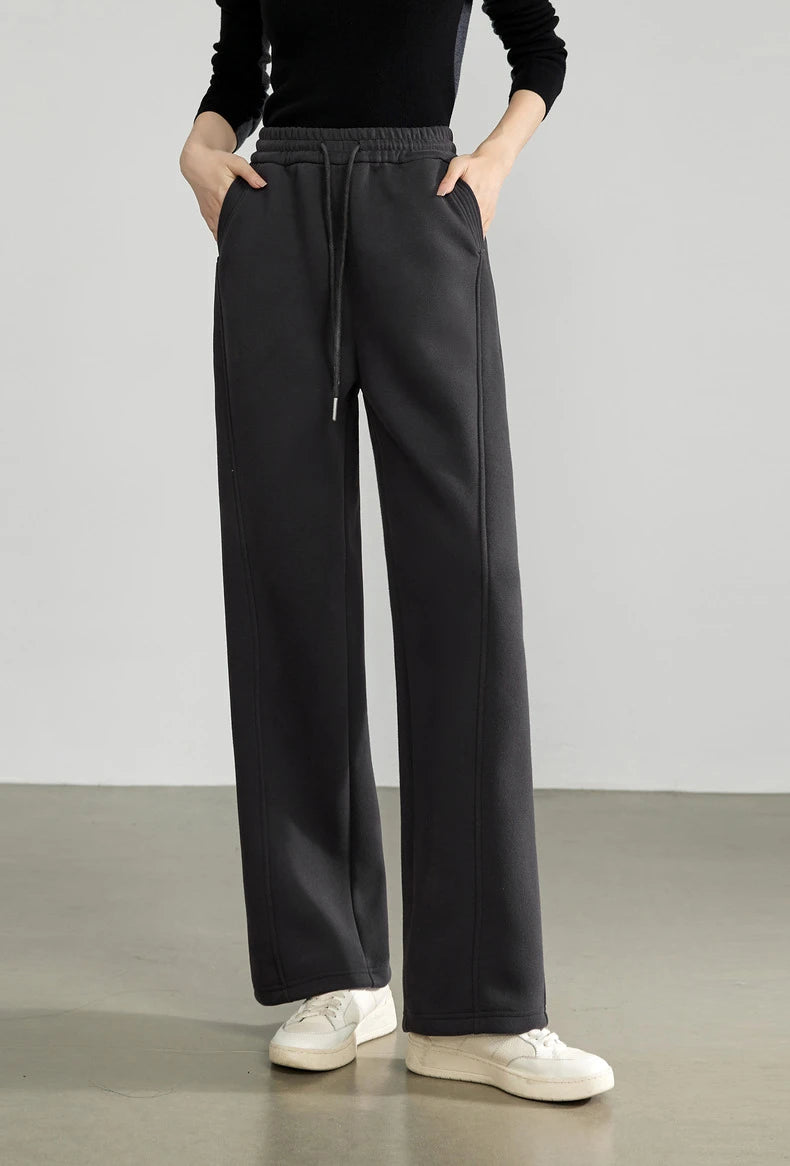Cozy Cotton Wide Leg Pants