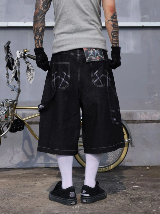 Baggy Wide Leg Denim Summer Shorts