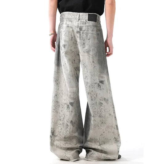Vintage High Waist Grey Jeans
