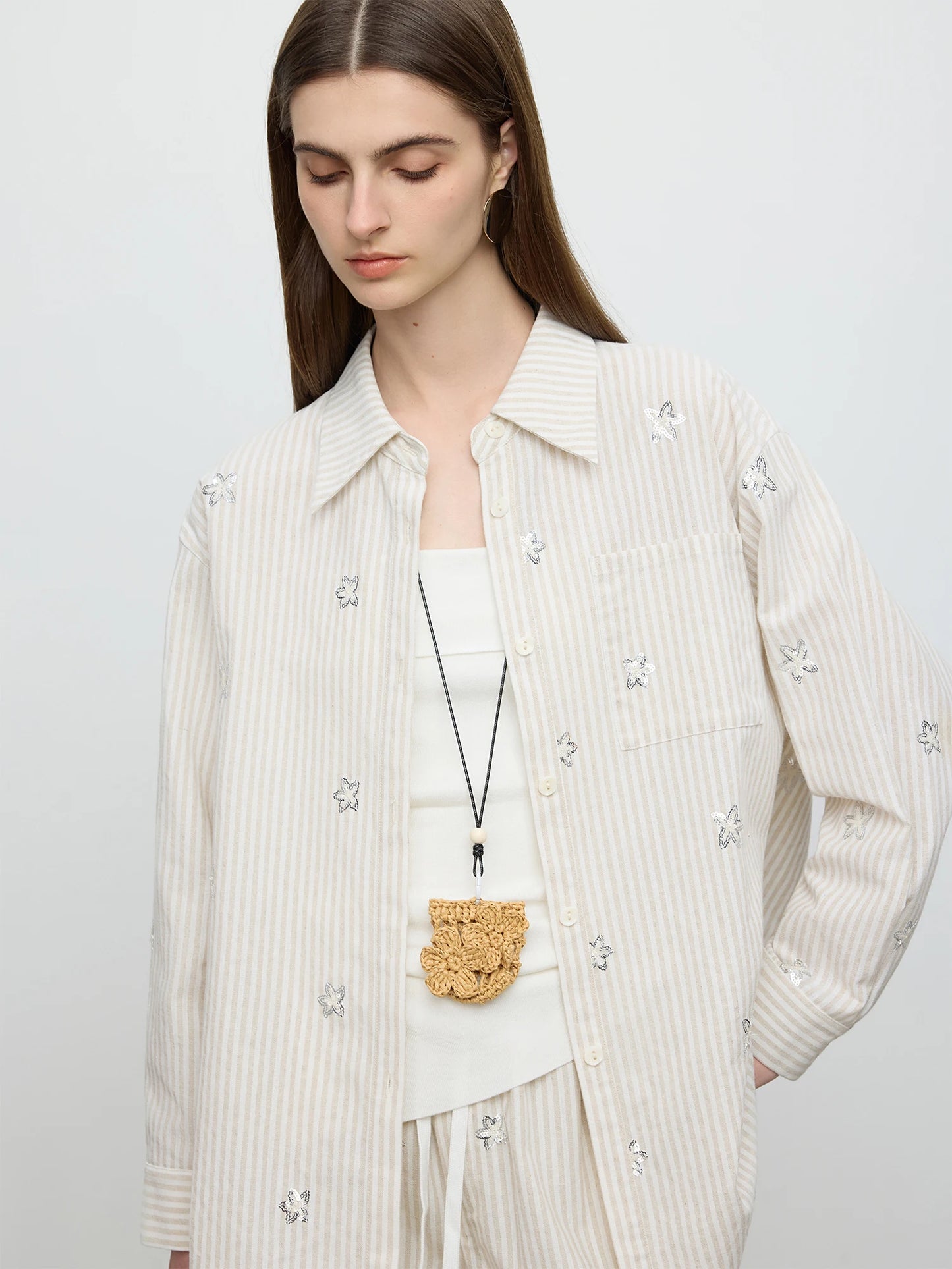 Effortless Elegance Resort Set Shorts Shirt