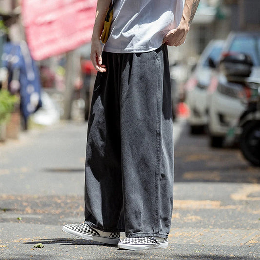 Loose Fit Wide Leg Denim Jeans