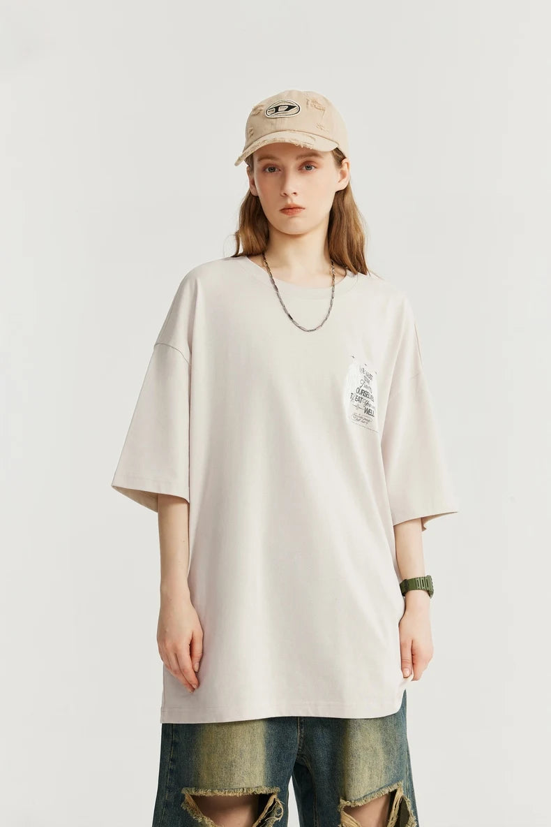 Luminous Glow-in-the-Dark Oversized T-Shirt