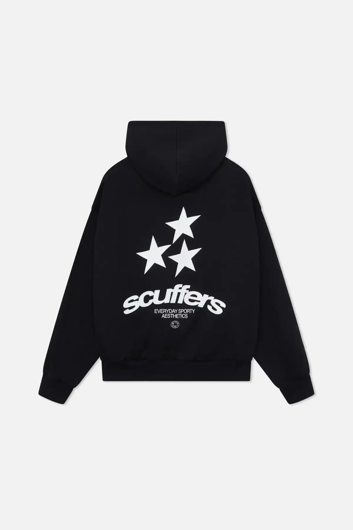 Modern Gothic Star Print Oversized Shirt