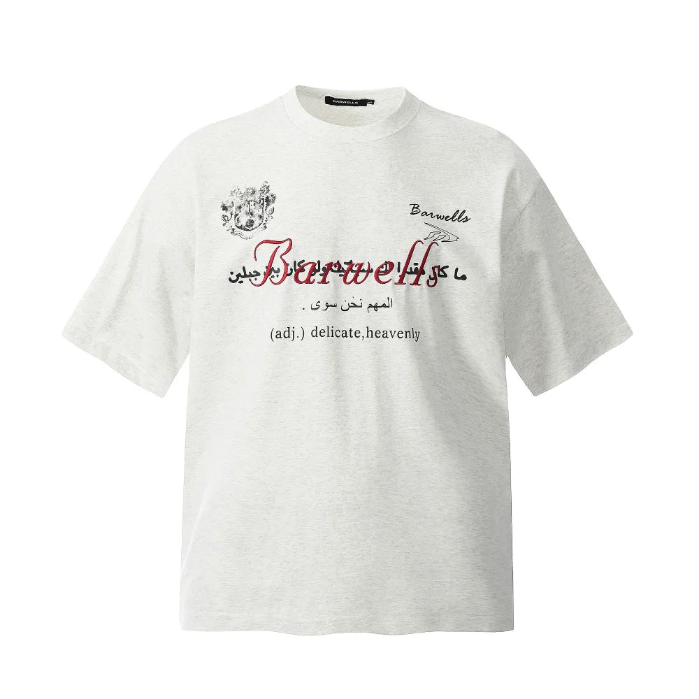 Embroidered Vintage Summer Cotton T-Shirt