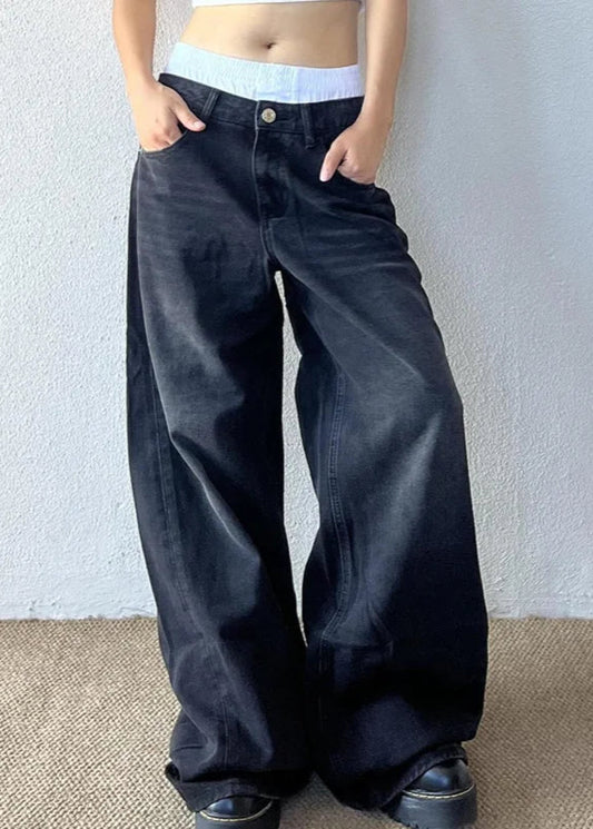 Vintage Y2K Style High Waisted Jeans