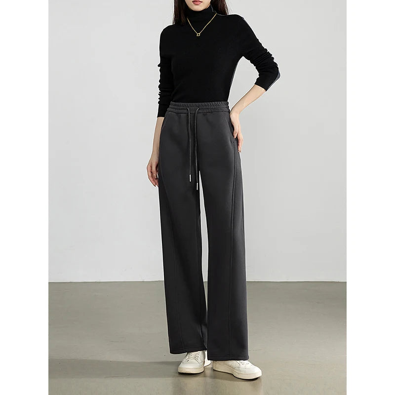 Cozy Cotton Wide Leg Pants