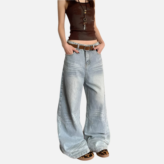 Vintage Y2K Aesthetic Oversize Denim Jeans