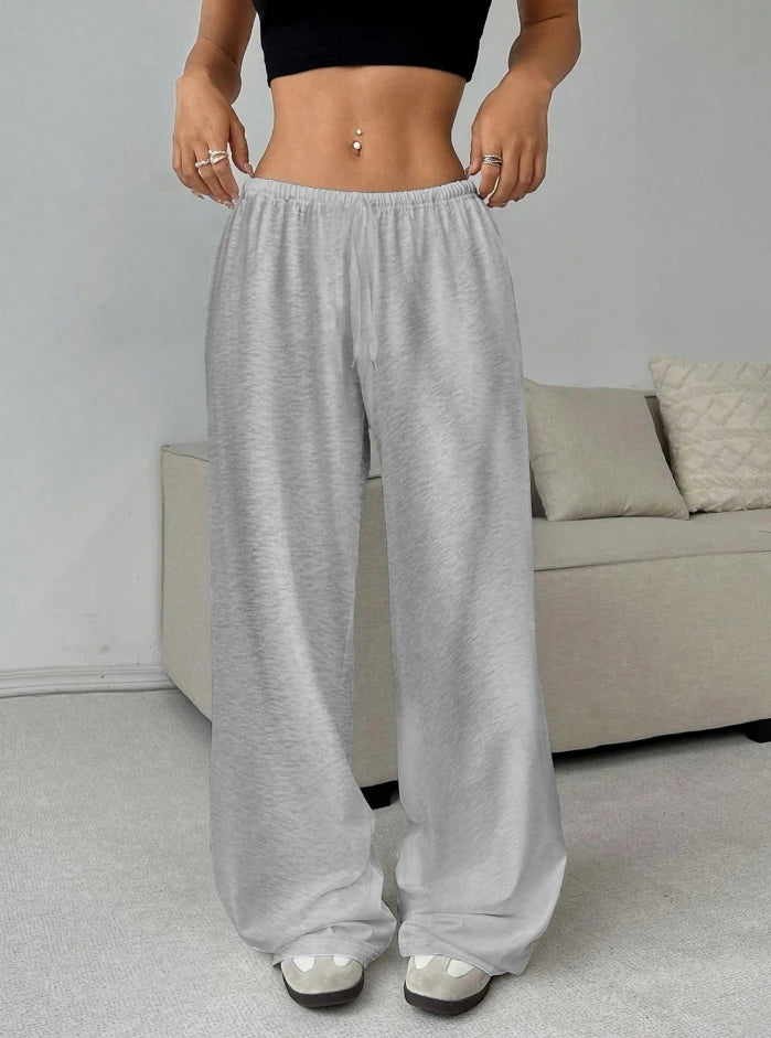 Comfy Loose Fit Elastic Waist Pants