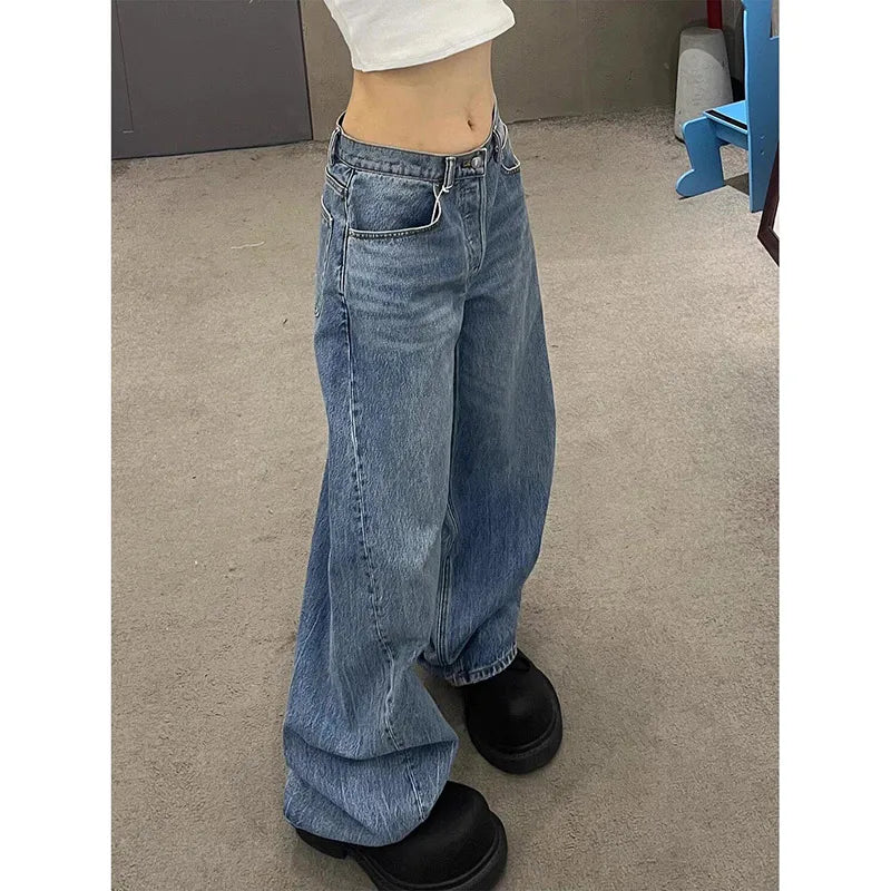 Vintage High Waist Loose Fit Jeans
