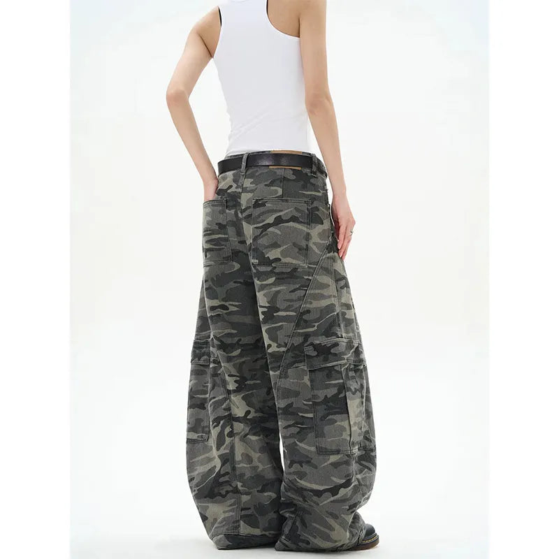Vintage Faded Black High Waist Jeans