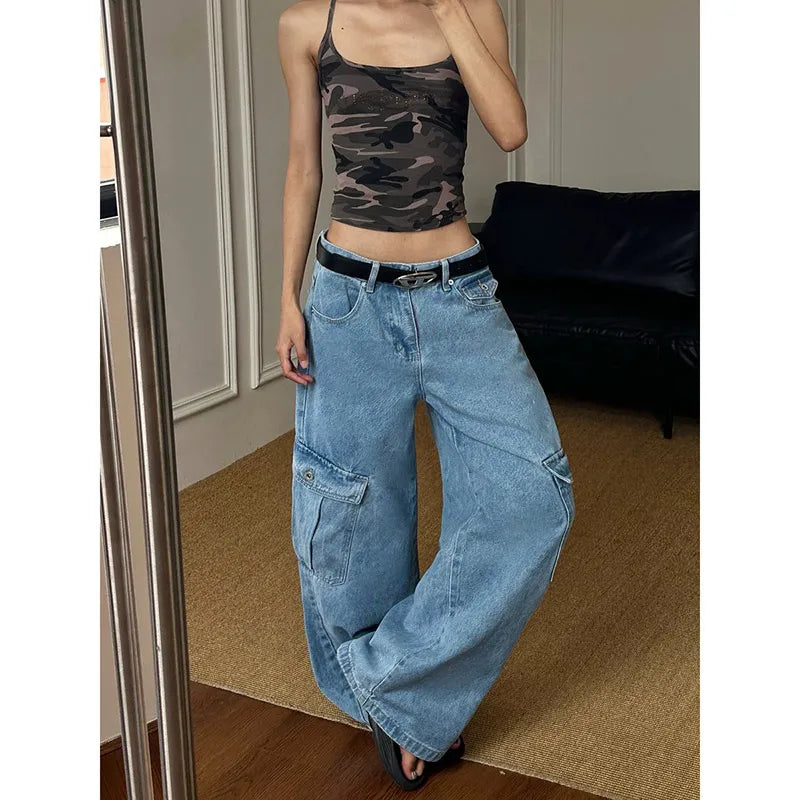 Vintage Baggy Low Rise Boyfriend Jeans