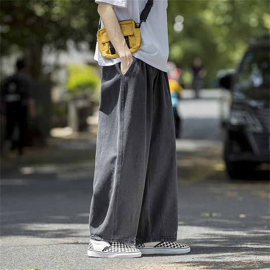 Loose Fit Wide Leg Denim Jeans