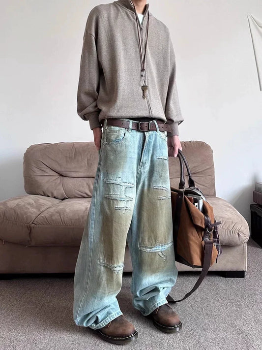 Vintage Distressed Wasteland Y2K Jeans